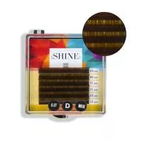 Ресницы мини elSHINE (Шайн) цветные (тёмно-коричневые)
