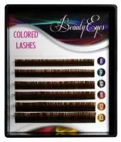 Темно-коричневые ресницы Beauty Eyes (Бьюти айс), MIX, 6 линий Темно-коричневые ресницы Beauty Eyes (Бьюти айс), MIX, 6 линий